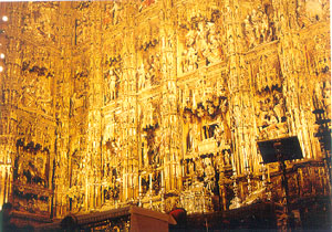 Zlaty oltar v sevillskej katedrale